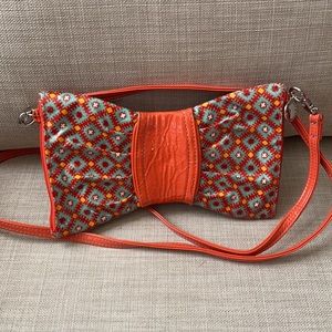Vera Bradley Frill Bow Bag in Orange